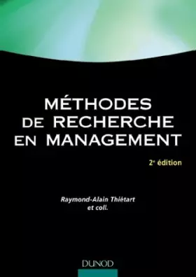Couverture du produit · Méthodes de recherche en management