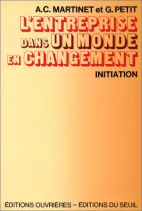 Couverture du produit · L'Entreprise dans un monde en changement