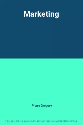 Couverture du produit · Marketing