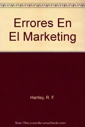 Couverture du produit · ERRORES MARKETING