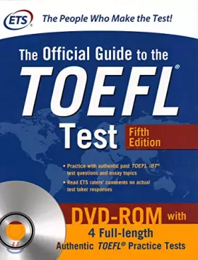 Couverture du produit · THE OFFICIAL GUIDE TO THE TOEFL TEST W/CD 5E