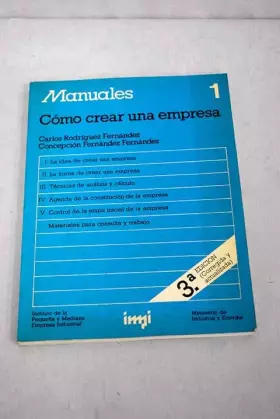 Couverture du produit · Cómo crear una empresa