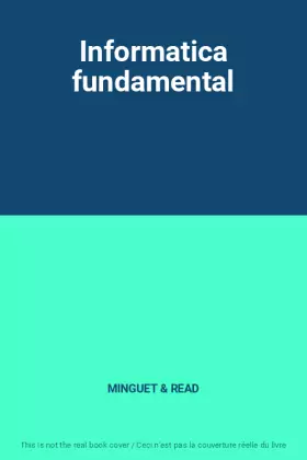Couverture du produit · Informatica fundamental