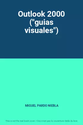 Couverture du produit · Outlook 2000 ("guias visuales")