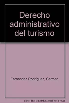 Couverture du produit · Derecho administrativo del turismo