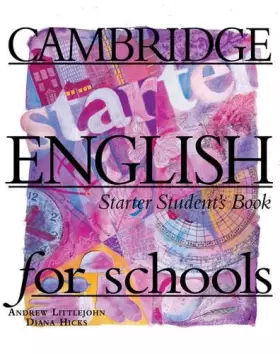 Couverture du produit · Cambridge English for Schools Starter Student's book