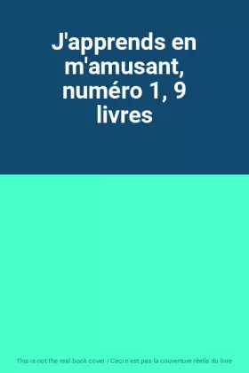 Couverture du produit · J'apprends en m'amusant, numéro 1, 9 livres