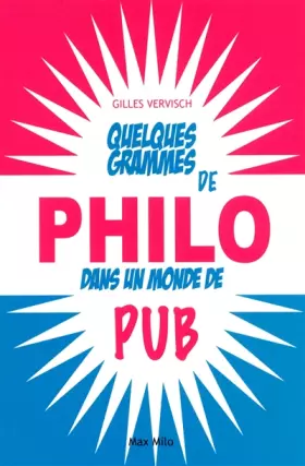 Couverture du produit · QUELQUES GRAMMES DE PHILO DANS