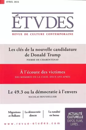 Couverture du produit · Etudes 4314 - 04-24