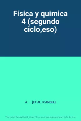 Couverture du produit · Fisica y quimica 4 (segundo ciclo,eso)