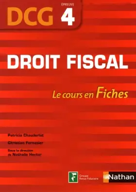 Couverture du produit · DROIT FISCAL EPR 4 DCG FICHES