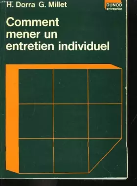 Couverture du produit · Comment mener un entretien individuel