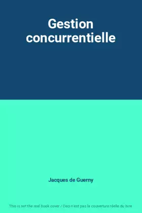 Couverture du produit · Gestion concurrentielle