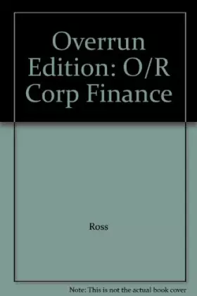 Couverture du produit · Overrun Edition: O/R Corp Finance