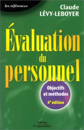 Couverture du produit · Evaluation du personnel : Objectifs et méthodes