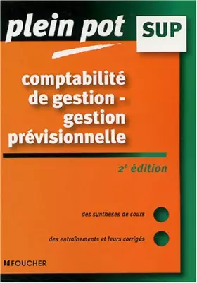 Couverture du produit · Comptabilité de gestion prévisionnelle : Enseignement supérieur, BTS, DUT tertiaires