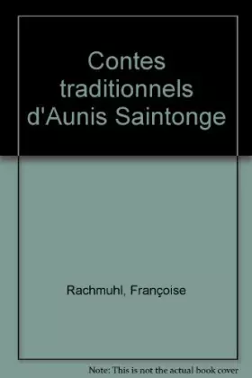 Couverture du produit · Contes traditionnels d'Aunis Saintonge