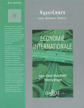Couverture du produit · Économie internationale