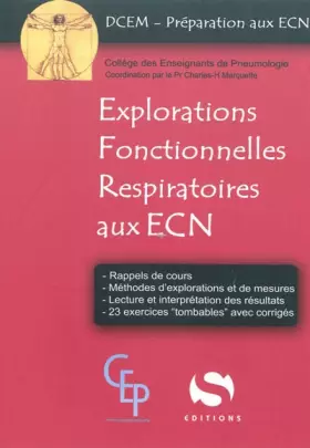 Couverture du produit · Explorations fonctionnelles respiratoires aux ECN
