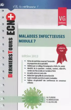 Couverture du produit · Maladie infectieuse : Module 7