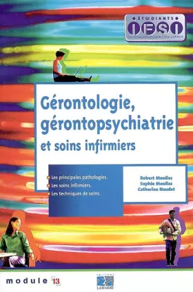 Couverture du produit · Gérontologie, gérontopsychiatrie et soins infirmiers