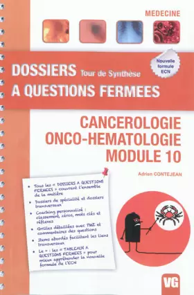 Couverture du produit · Cancerologie onco-hematologie module 10