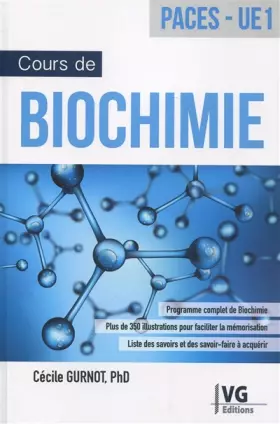 Couverture du produit · UE 1 Biochimie illustrée