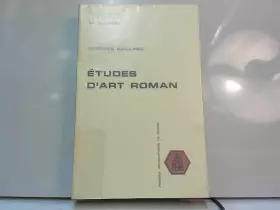 Couverture du produit · Etudes d'Art roman