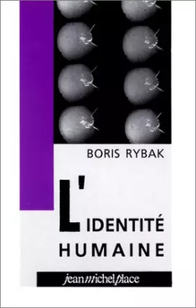 Couverture du produit · L'Identité humaine