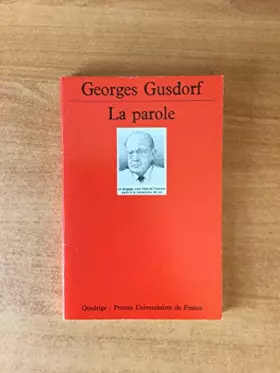 Couverture du produit · La Parole