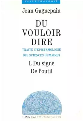 Couverture du produit · Du vouloir dire
