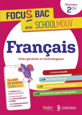 Couverture du produit · FOCUS BAC Français Seconde: Décroche ton Bac avec SchoolMouv !