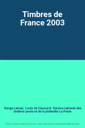 Couverture du produit · Timbres de France 2003