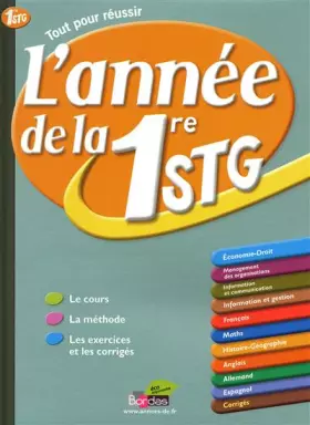 Couverture du produit · L'année de la 1e STG