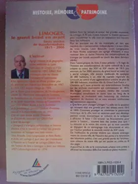 Couverture du produit · Limoges le Grand Bond en Avant