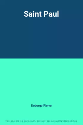 Couverture du produit · Saint Paul