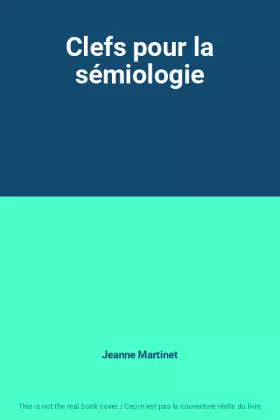 Couverture du produit · Clefs pour la sémiologie
