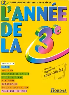 Couverture du produit · L'ANNEE DE LA 3EME    (Ancienne Edition)