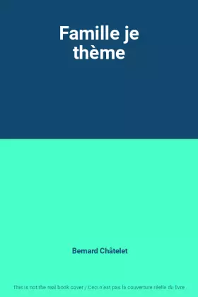 Couverture du produit · Famille je thème