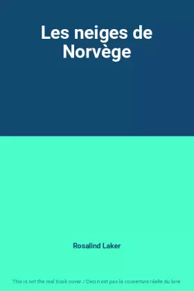 Couverture du produit · Les neiges de Norvège