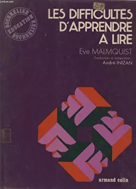 Couverture du produit · Les difficultés d'apprendre à lire