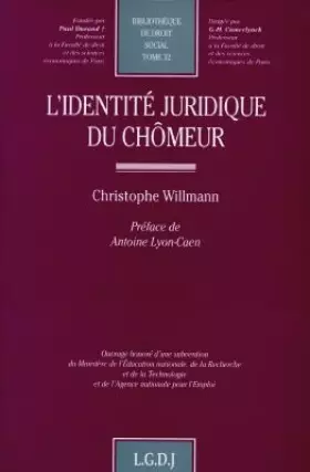 Couverture du produit · l'identité juridique du chômeur (32)