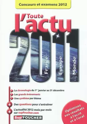 Couverture du produit · Toute l'actu 2011 Concours et examens 2012