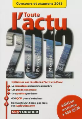 Couverture du produit · Toute l'actu 2012 Concours et examens 2013