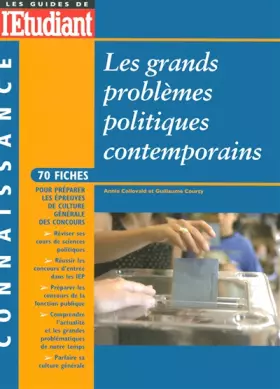 Couverture du produit · Les grands problèmes politiques contemporains