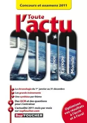 Couverture du produit · Toute l'actu 2010 Concours et examens 2011