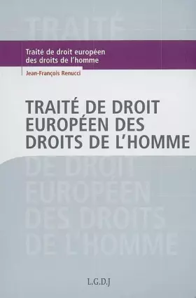 Couverture du produit · Droit européen des Droits de l'homme