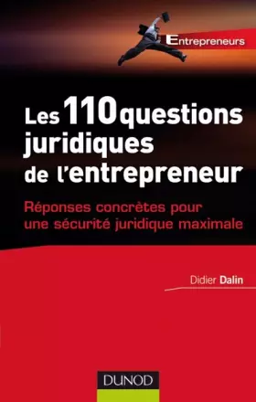 Couverture du produit · Les 110 questions juridiques de l'entrepreneur