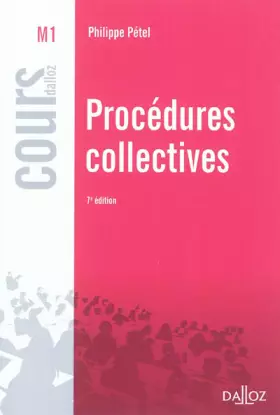 Couverture du produit · Procédures collectives - 7e éd.: Cours
