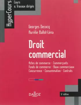 Couverture du produit · Droit commercial - 6e éd.